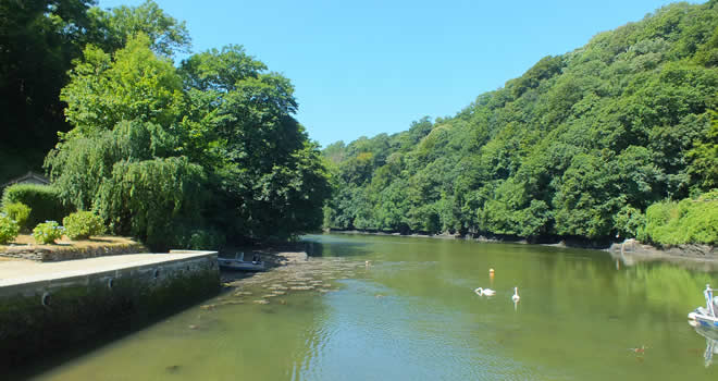Quiet waters at Pont Pill Quay